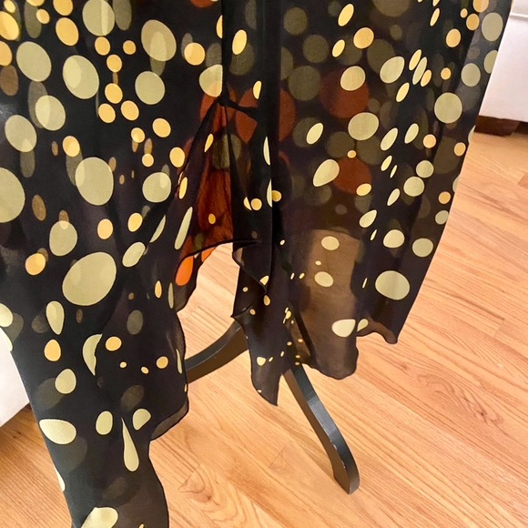 JOHNNY WAS  🌺Silk Dress, XS 🌺 Black silk slip underneath 🌺A VERY RARE DRESS! - Picture 13 of 13